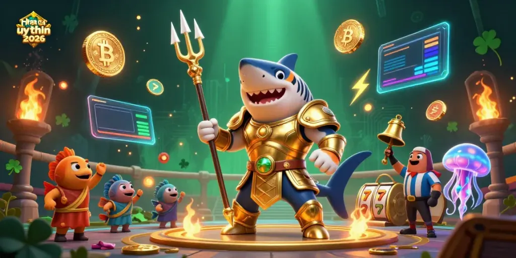 Experience thrilling gaming as you explore nha cai uy tin 2026, featuring vibrant underwater action and crypto elements.
