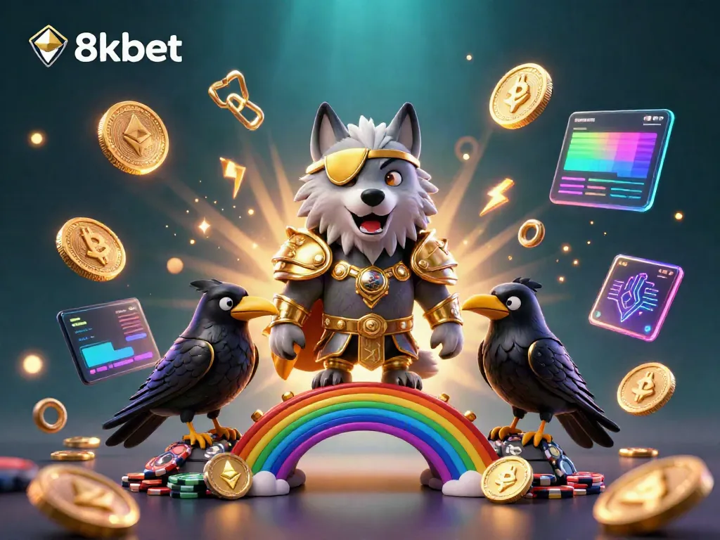 Experience the thrilling world of 8xbet with an engaging and dynamic casino-themed illustration.