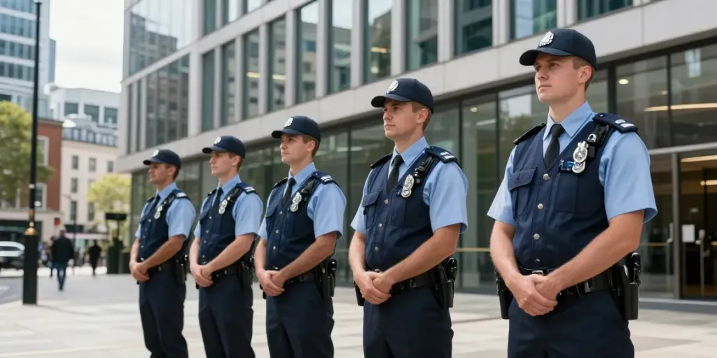 Security Company providing professional protection services in London.