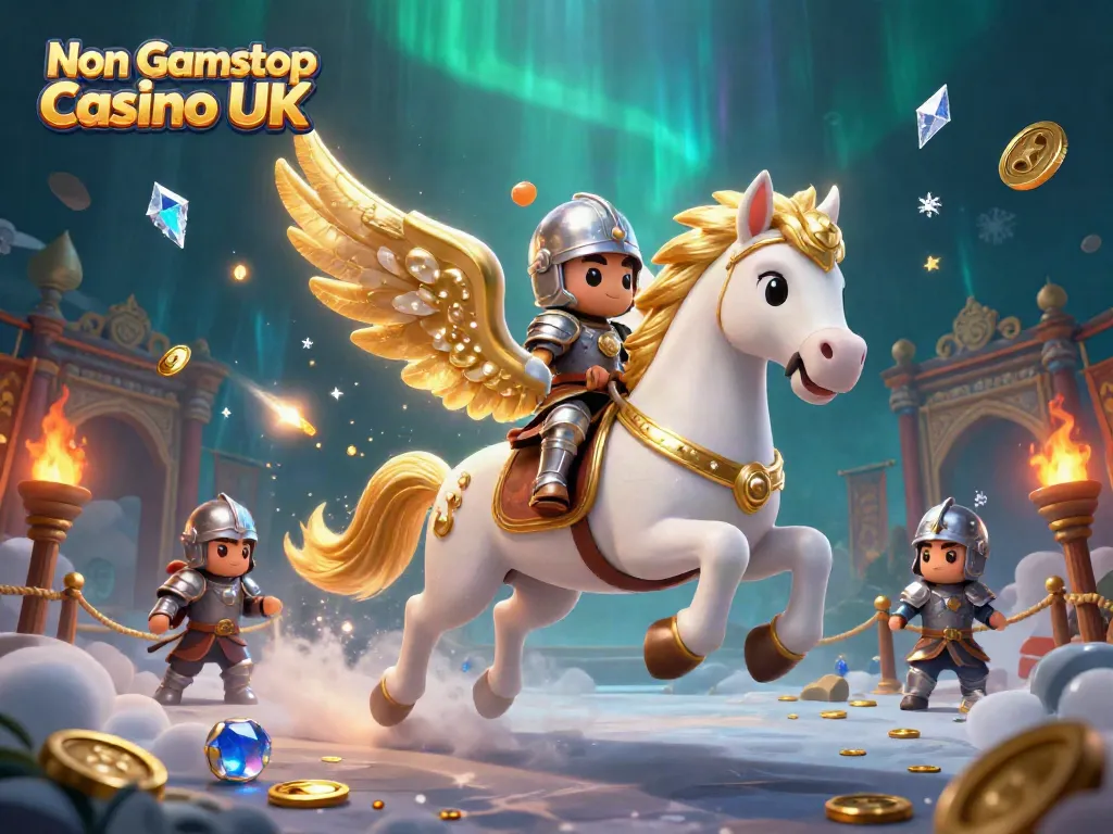 Experience thrilling gaming action at Non Gamstop Casino UK with a dazzling 3D fantasy scene.