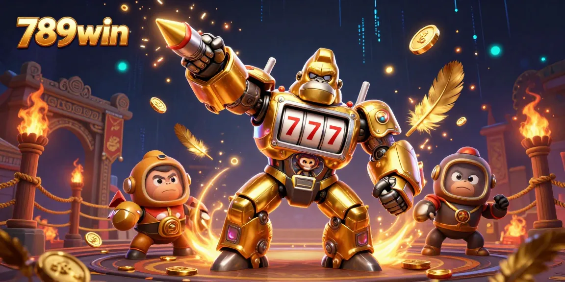 Spin and win big with 789win in this dynamic casino-themed digital illustration.