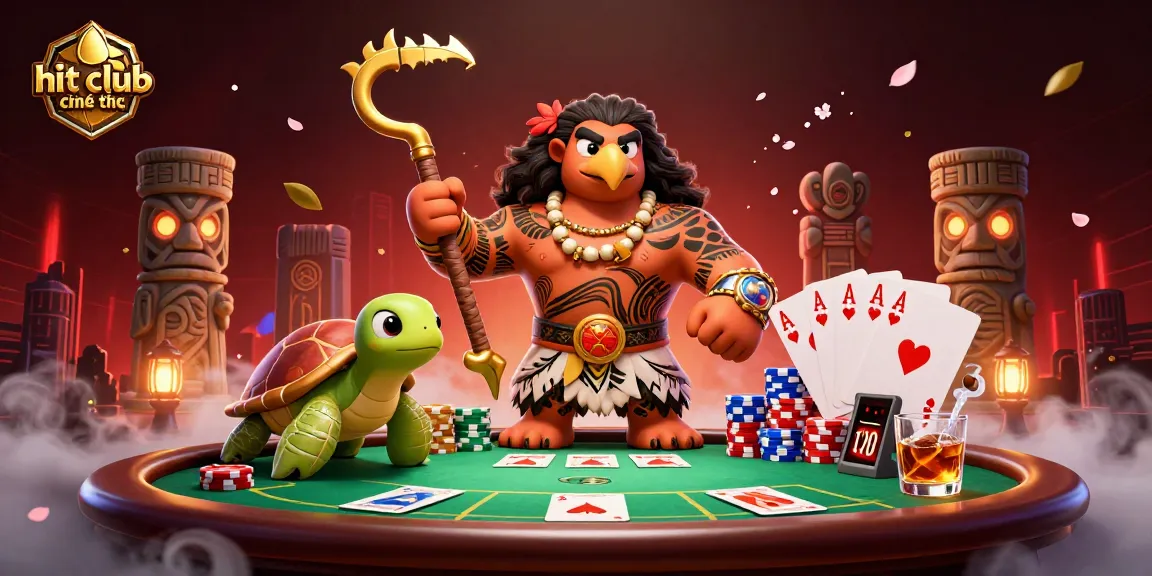 Engage in winning strategies at hit club chính thức with vibrant casino elements and lively characters.