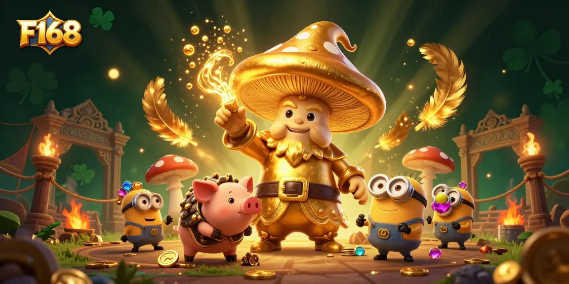 Experience thrilling gameplay at F168 with vibrant casino magic and treasure hunts.